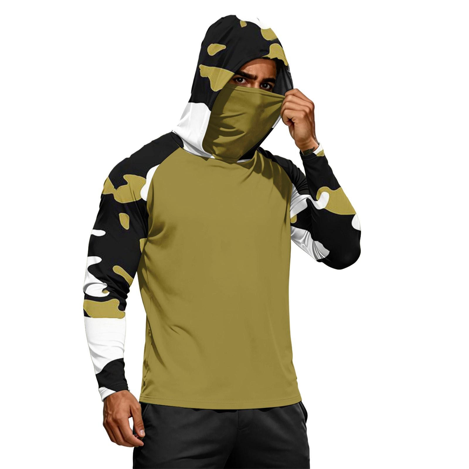 

Men s Summer Quick-dryingLong-sleeved T-shirt Sun ClothingFishing FitnessSports Hded Long-sleeved Tp M