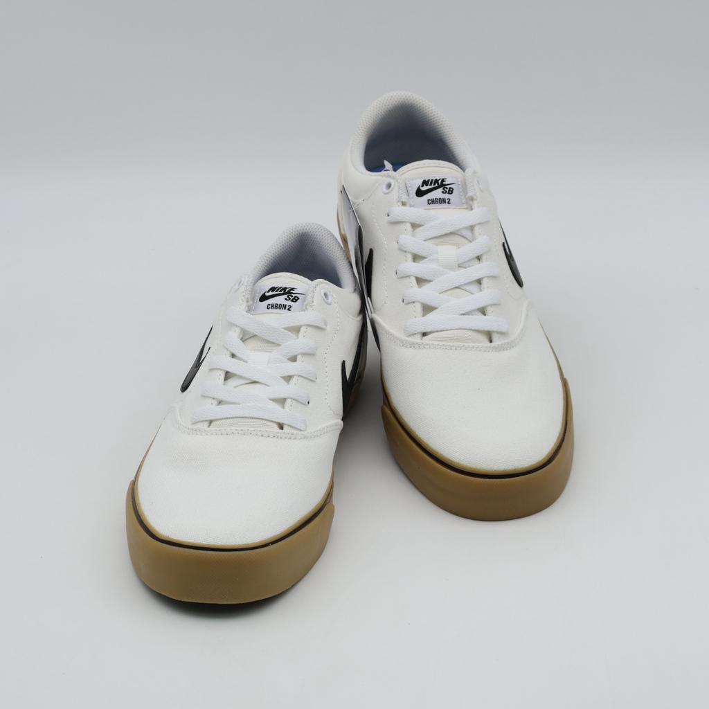 DM3494-101 Nike SB Chron 2 Canvas White White Gum Light Brown Black (Men's)