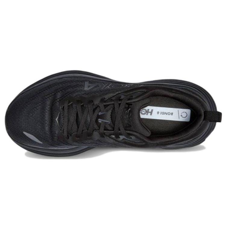 New HOKA ONE ONE Bondi 8 2E Wide 'Triple Black' 1127953-BBLC