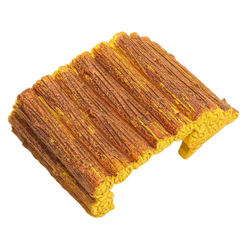 Turtle Basking Platform Resin Landscaping Simulation Tortoise Climbing Platform for Lizards Frogs