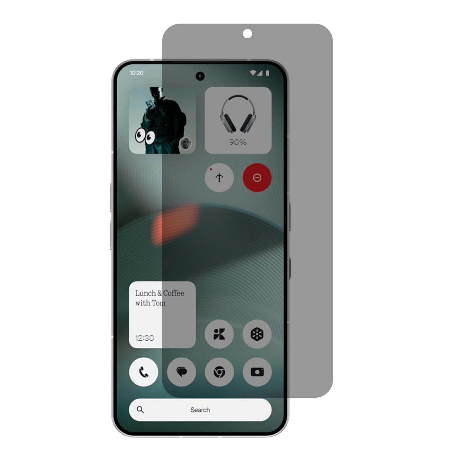 

For Nothing Phone (3) 5G Anti Spy Screen Protector High Aluminium-Silicon Glass Film A