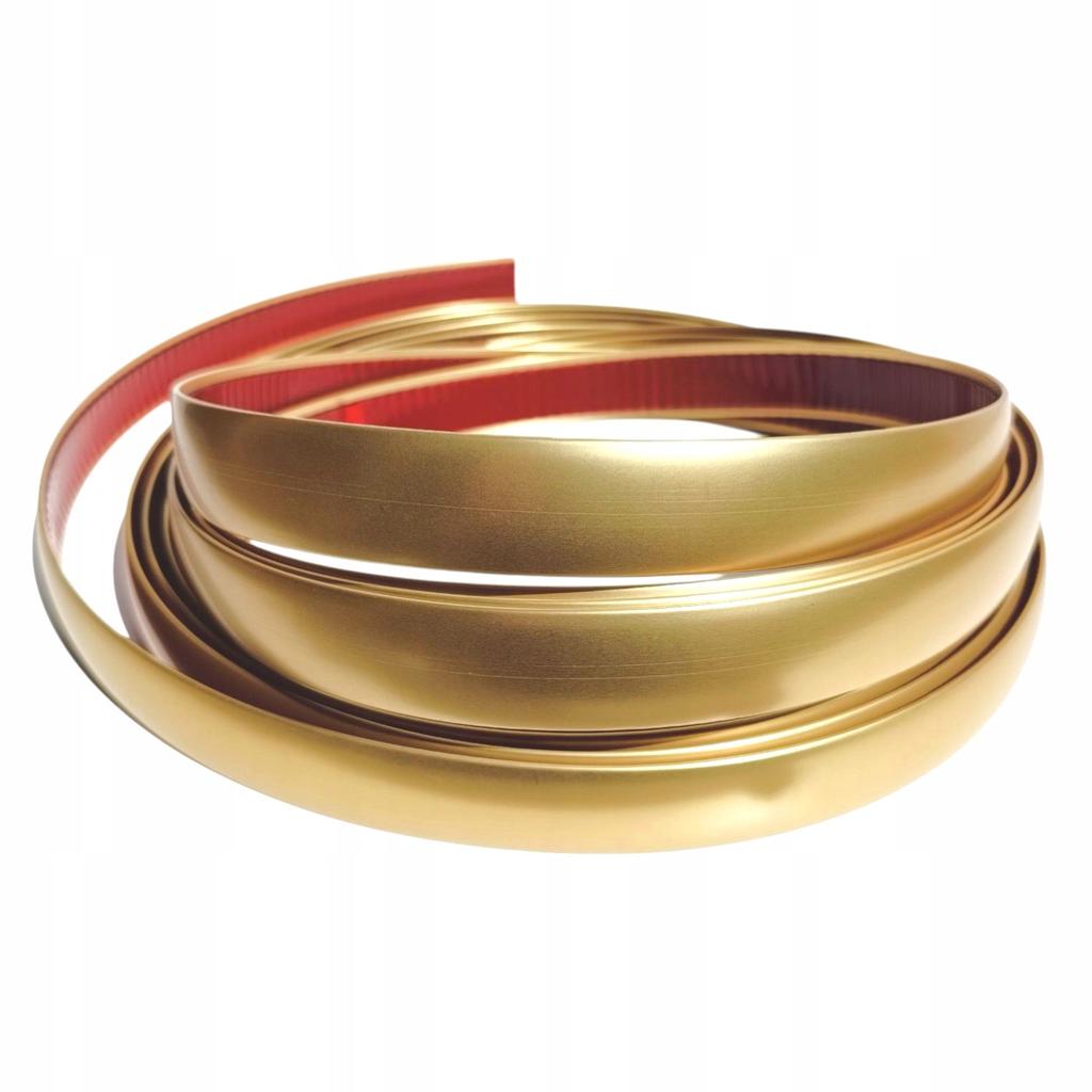 Listwa Ozdobna Złota Mat 30Mm Elastyczna Listwy Gold Samoprzylepna 5 Metrów