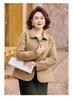 Mom's Elegant Double-Sided Wool Coat 2026: Stylish Short Spring/Autumn Jacket for Middle-Aged and Elderly Women