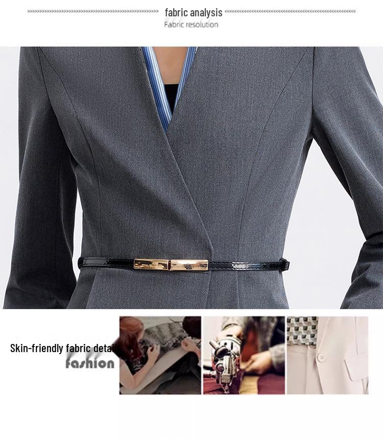 Women's Professional Autumn/Winter 2025 Suit: Elegant Fashion for Hotel Reception, Sales & Office Customer Service