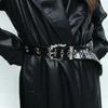 Carved Buckle Rivet Belt Spicy Girl Men Belt Trend Y2K Belt  Jeans Accessories