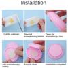 1 Set Solid Round Air Freshener Toilet Aromatherapy Fragrance Lasting Deodorant Bedroom Wardrobe Car Home Household Round Fresher