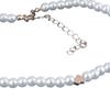 Fijne Nep Parel Choker, Elegante Kralen Ketting met Gouden Hart, Witte Kralen Choker voor Vrouwen Datum Feest Dagelijks Gebruik