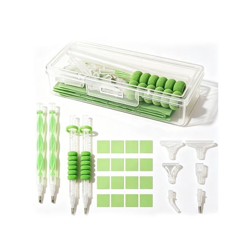 Diamond Painting Tools 5D Diamond Art Diamond Painting Tool Set Pointed Drill Pen Diamond Board Diamond Bag Easy To Carry