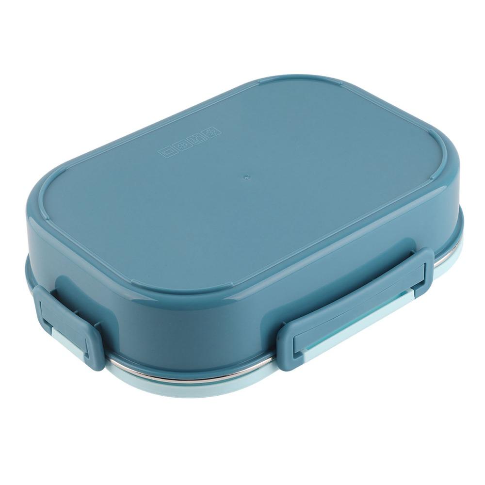 Includes Soup Bowl Stainless Steel Lunch Box 4-Compartment Insulated Lunch Box  For Adults