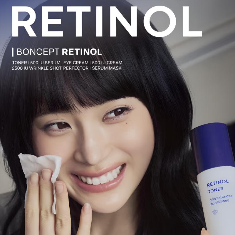 Boncept Retinol Toner 135ml / Retinol 500 IE Serum 30ml