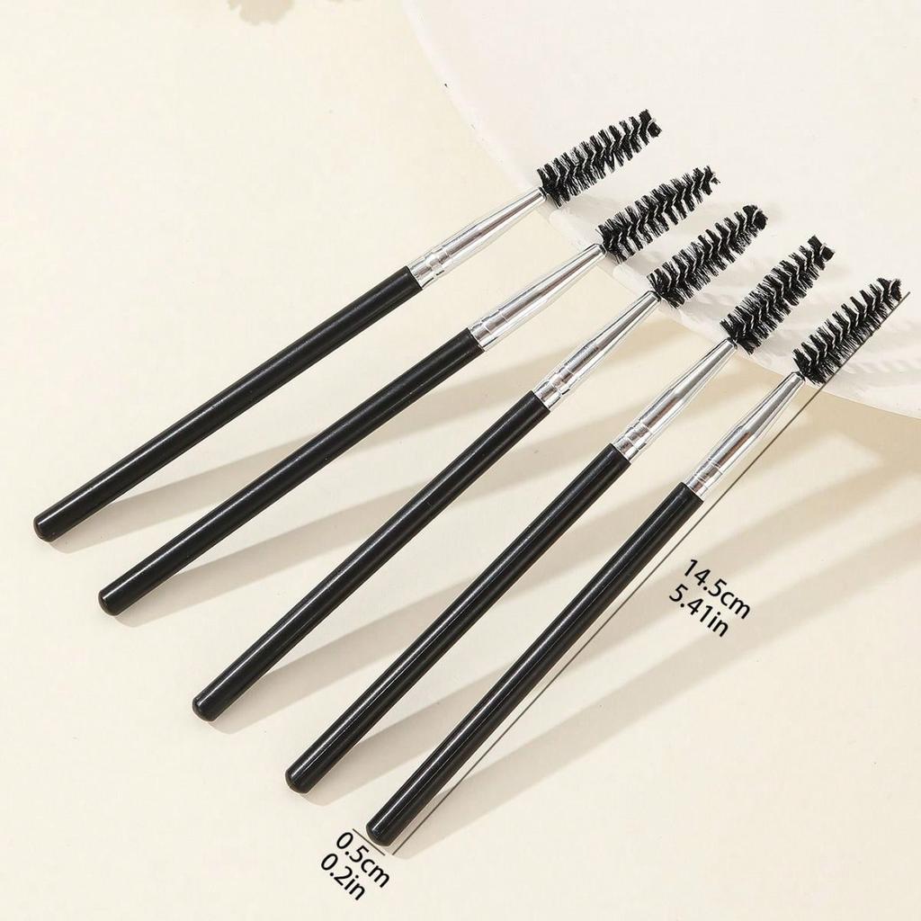 Multifunctional Makeup Brush, Spiral Brush Eyebrow Trimming Brush 2-In-1, Eyelash Curling And Shaping Portable Tool