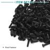 ACROPIX 100pcs Rivet Push Door Bumper Fastener Replacement for Car Universal 5mm Diameter Black