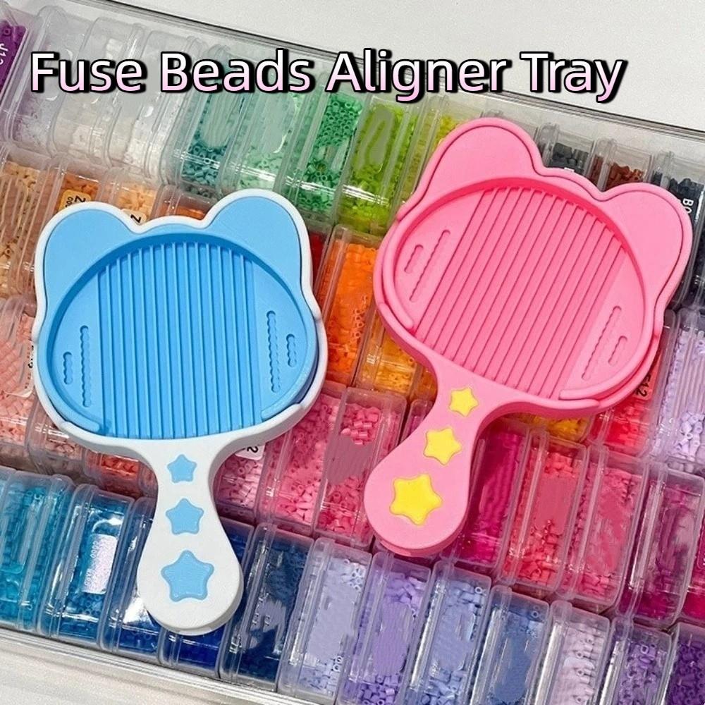 2.6MM Fuse Beads Aligner Tray Efficient Cat Shape Beads Picking Tray Handheld Precision Bead Storage Box
