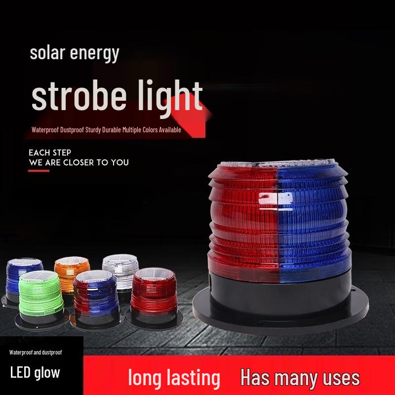 Solar Powered Magnetic LED Car Warning Light