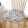 Non-Slip Breathable Dining Cushion Machine Washable Living Room Kitchen Chair Seat Mat Super Soft Hip Protective Cotton Linen Seat Cushion Household