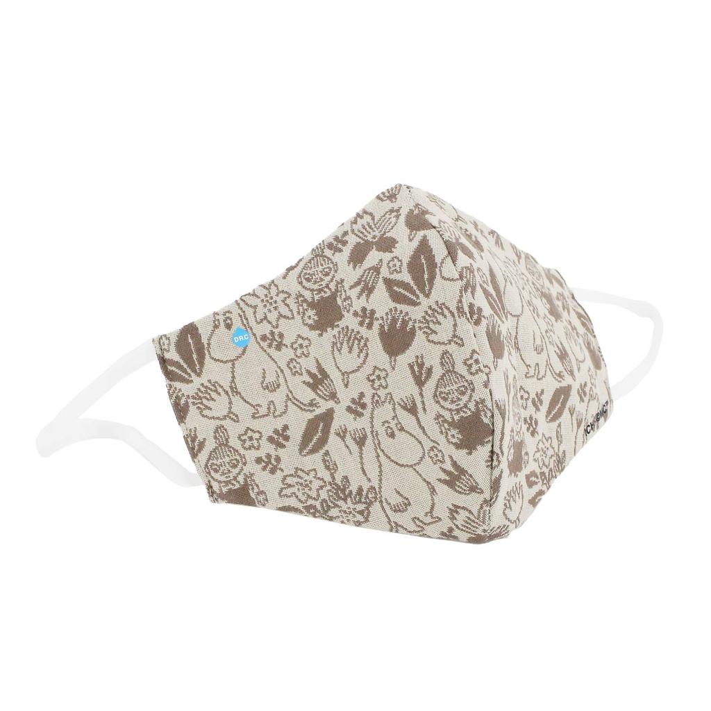 Towel Museum Moomin Botanical Regular Hydro Silver Titanium Antibacterial and 20 X Cm Mask, Size, Beige, Coating, Deodorizing, Gauze, 47-9077121,