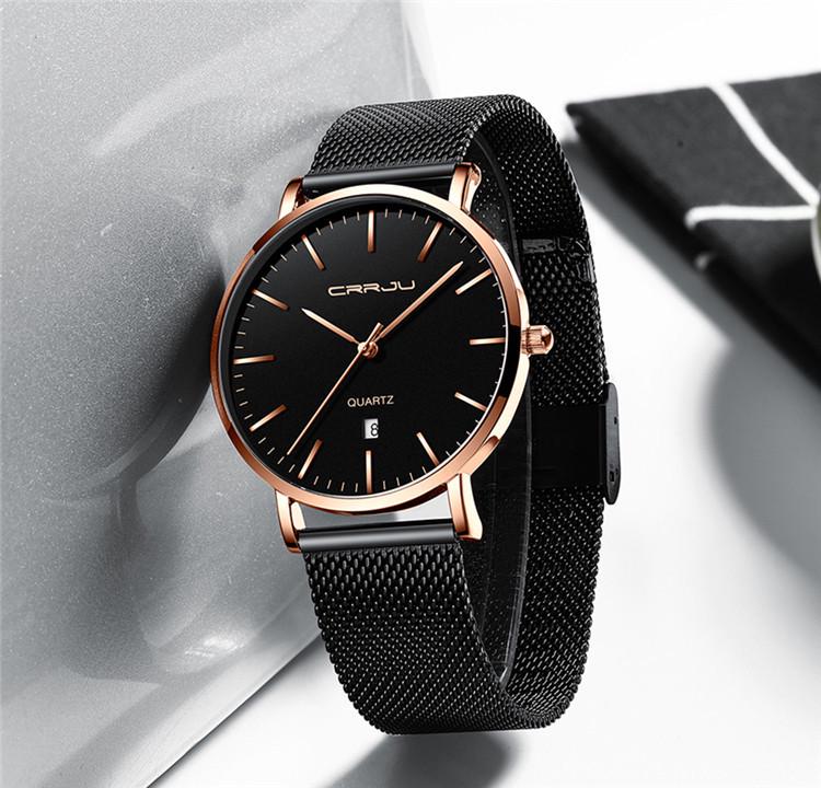 CRRJU 2270 Herrenuhr mit lässiger Persönlichkeit - Beliebte Modeuhr für Studenten