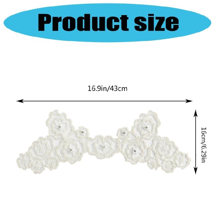 Paillettenstoff-Aufnäher für Kleidungsdekoration zum Aufnähen, Bastelprojekt-Zubehör, Partykostüm, dekorative Applikation