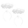 Cartoon Angel Cool Devil Headband Feather Hair Hoop Stage Hairbands