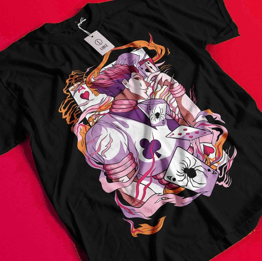 

Hisoka Shirt Hunter X Hunter Tshirt HXH Gon T-Shirt Chrollo Kurapika Tee Illumi BB1208 L