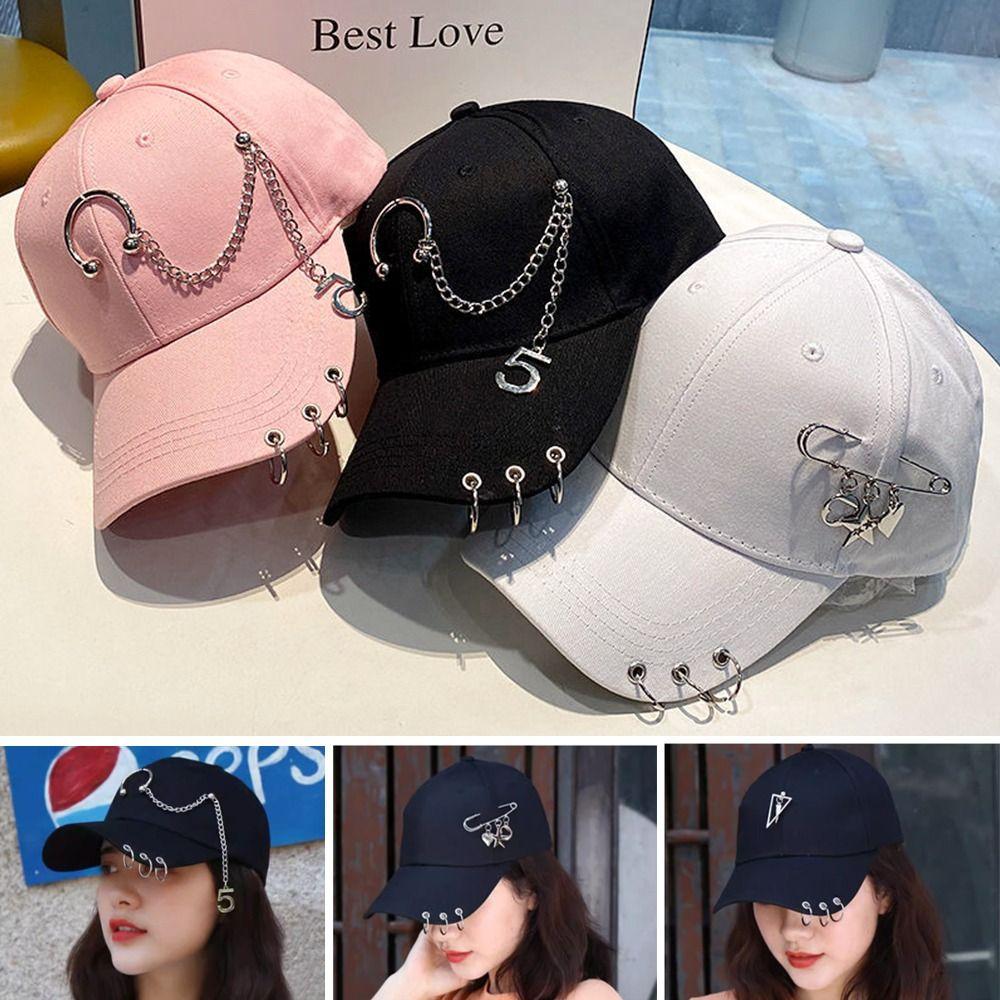 

Hip Hop Sunscreen Hats Casual Dad Tucker Hat Fashion Snapback Caps for Men Women 4-Black