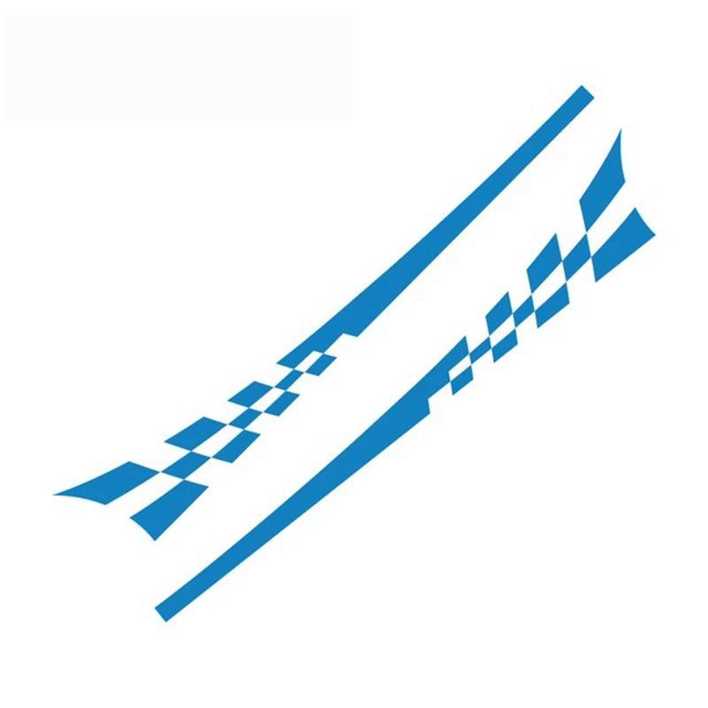Side Skirts Stripe Stickers Body Kits Accessories Car Stickers Door Waist Line DIY Decal Sticker Auto Tuning Accessories