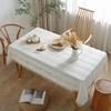 Polyester Jacquard Braid Hollow Fringed Tablecloth Striped Lace Rectangular Coffee Table Table Cloth