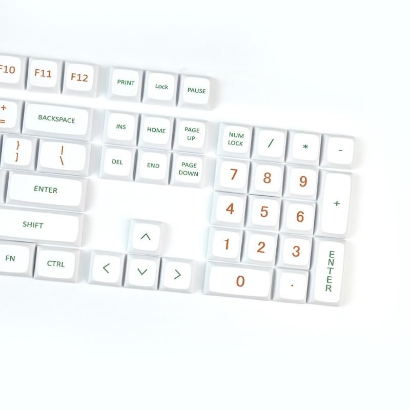 Tema laranja para Key PBT 5 lados Dye Sublimation Keycaps para teclado mecânico MX h DA Profile para 139