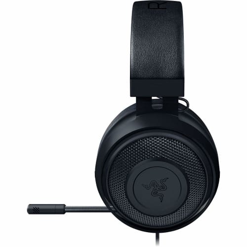 Razer Kraken Black Gaming Headset Analog Connection PS5 PS4 PC Switch Smartphone Cooling Gel Pad [Japanese Authorized Distributor Guaranteed Product]