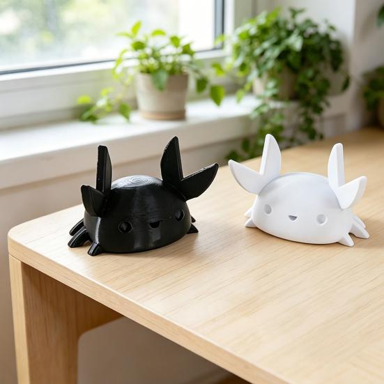 Desk Crab Pen Holder, 3D Printed Weightlifting Crab Pencil Stand,Cute Office Desktop Organizer for Pens, Glasses, Makeup Brushes