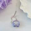 Portachiavi Creativi Cuffiette Piccole Colore Argento Portachiavi Cuffiette Ciondolo Carino per Cellulare per Donna