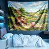 Masha and The Bear Print Tapestry, Lightweight Wall Hanging, for Bedroom, Dorm, Living Room, Home Art Decor - Birthday Christmas Gift for Friends