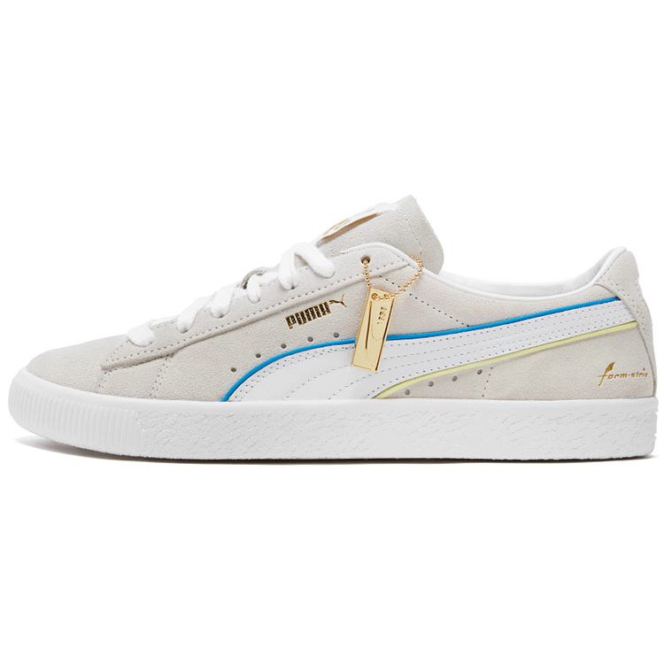 

PUMA Suede Vintage Grey White Blue Unisex 374918-01 EU 37