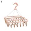 8/32Clamps Clothes Hangers Strong Load-bearing Windproof Strong Toughness Multi-use Clothes Hanger Sock Racks Household Supplies