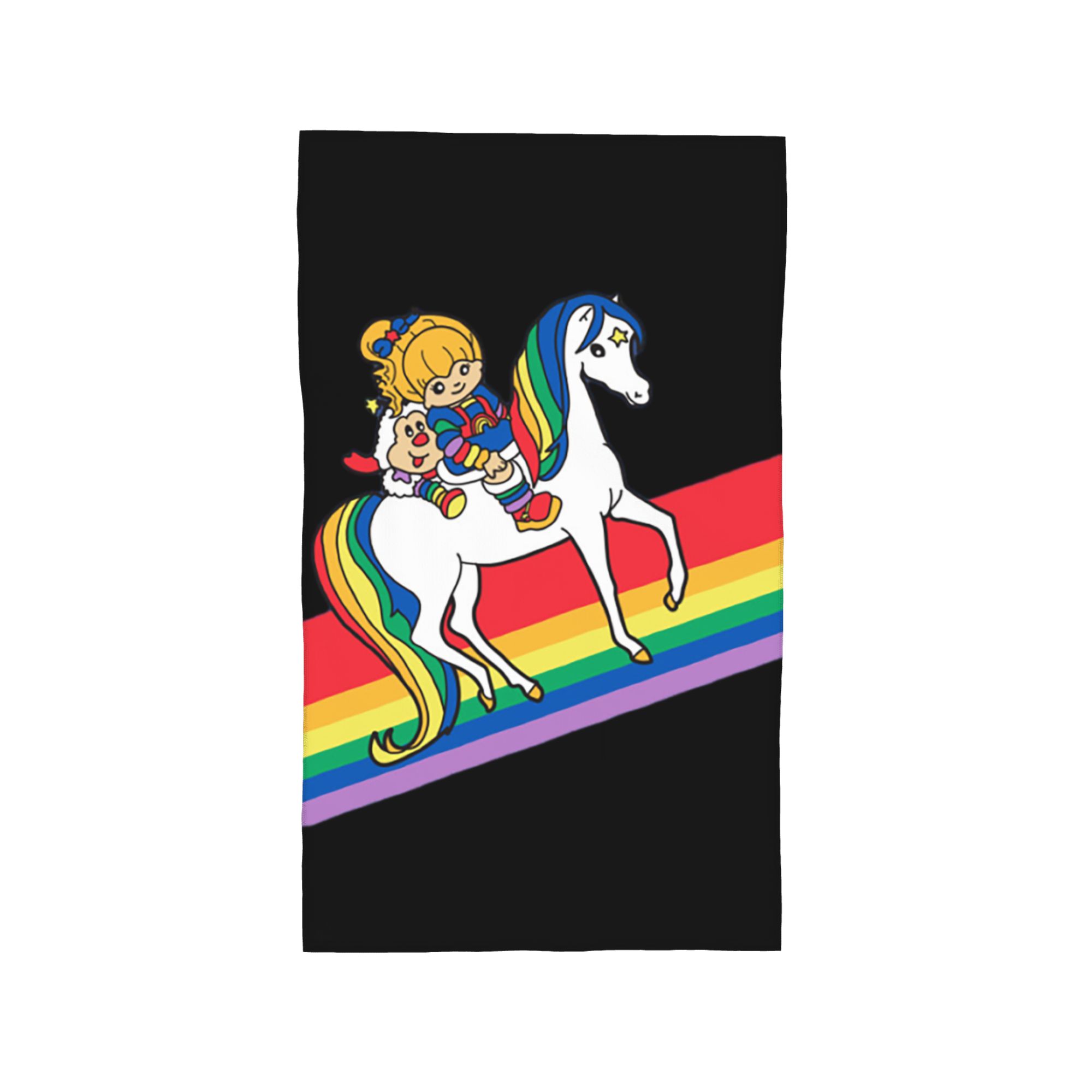 

Rainbow Brite and Friends - Retro 80s Cartoon Design Soft Face Towel Quick Dry Pool Bath Cotton Towels Absorbent Quick W40*H60(CM)