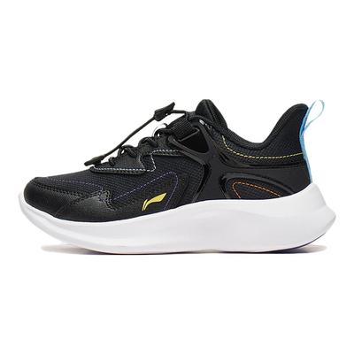 Li Ning Kids Ling Yue 3.0 V3 Comfortable Versatile Non-Slip Wear-Resistant Casual Shoes Kids Casual Shoes Black YKNT128-1