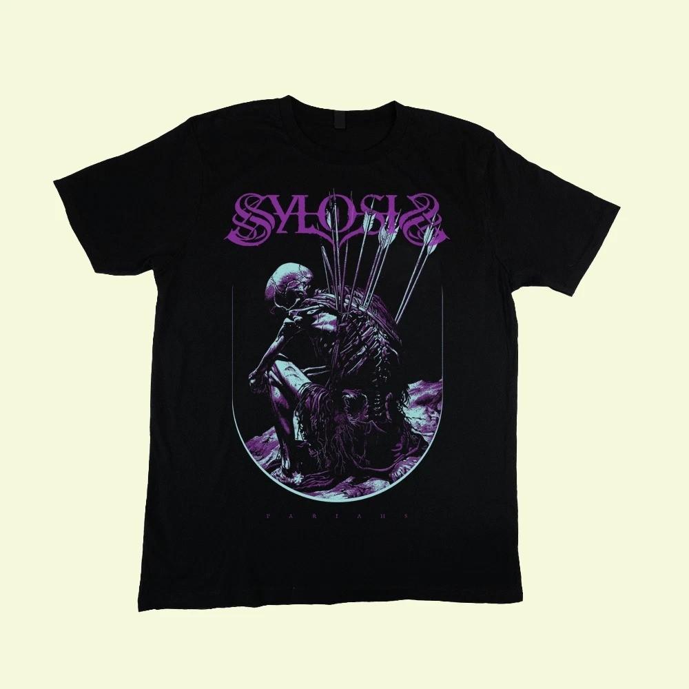 Sylosis Band Pariahs Album Tee Shirt Classic Black Unisex S5XL KK2406 Unisex T-Shirt