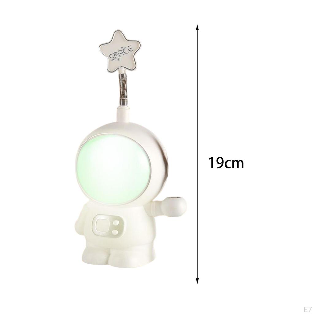 Astronaut Night Light USB Charging Girls LED for Home Reading Desk