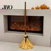 Decoraciones para Fiesta de Halloween en Interiores Escoba Sonora, Escoba de Bruja Móvil con Efectos, Decoración Misteriosa para el Hogar Festivo Juguete Mágico Espeluznante para