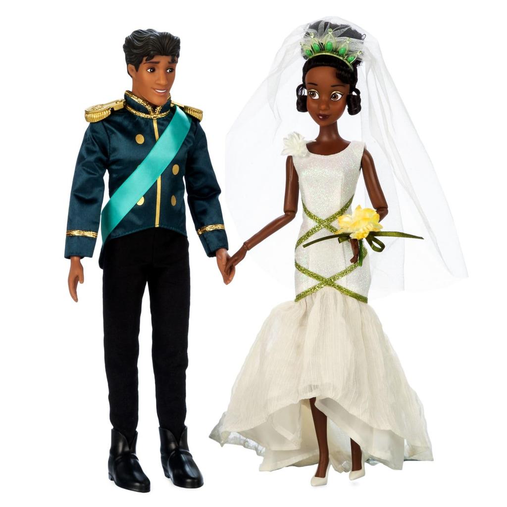 Tiana and Naveen Wedding Doll Set – The Princess and the Frog.