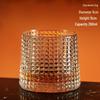 HANDUNYOU Classic Square Crystal Whiskey Glass