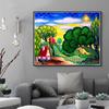 5D DIY Diamond Painting Landscape Scenery Cross Stitch Kit Full Round Rhinestone Embroidery Mosaic Home Decoration Gifts