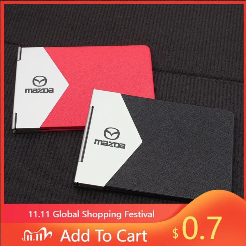 2025 Hot Car Driving License Bag Aluminum Ultra Thin ID Card Holder For Mazda 2 6 3 CX5 CX80 CX70 CX90 MX30 CX60 CX50 CX30 BT50