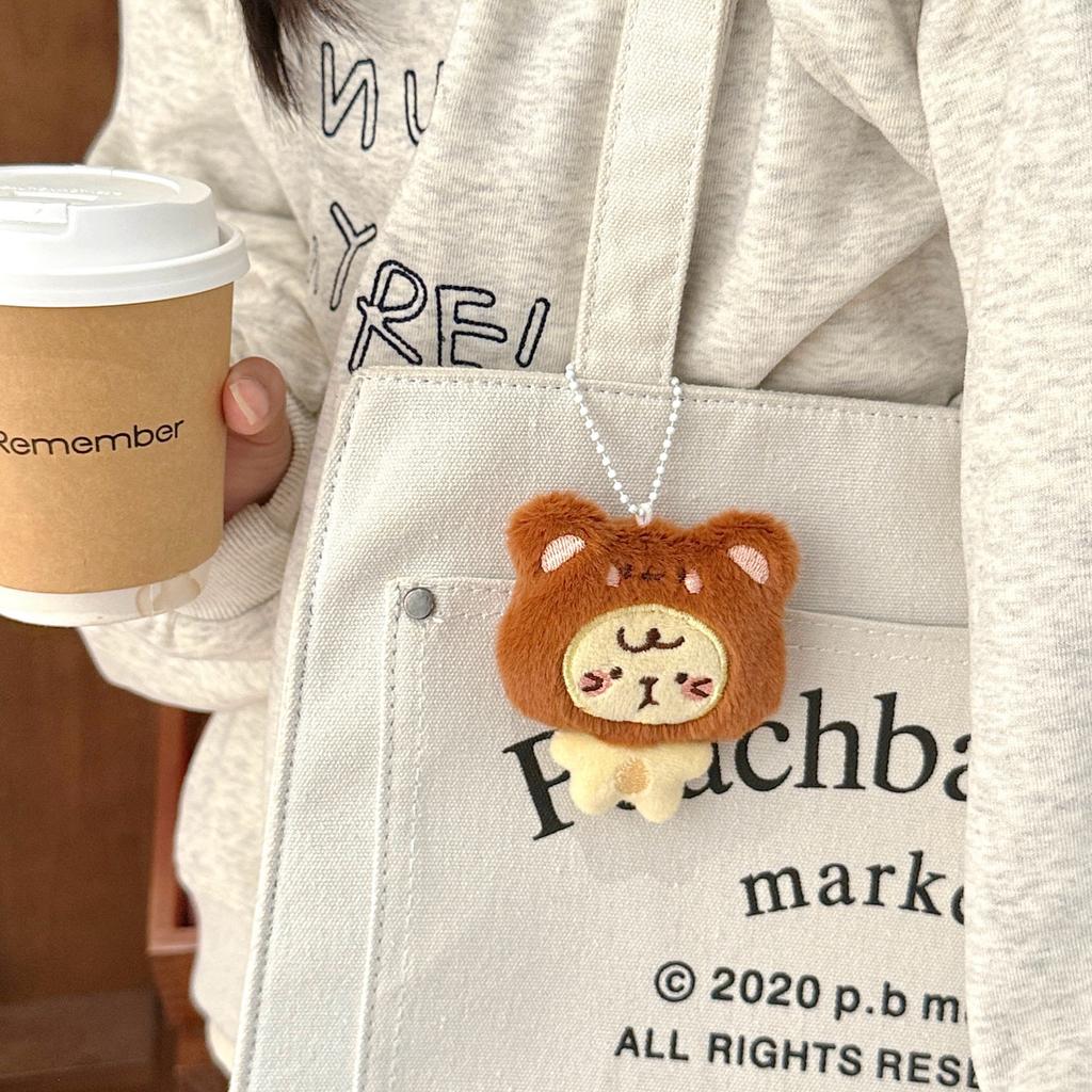 Mielas galvos juostos kačiuko figūrėlės pakabukas kuprinei, raktų pakabuko dekoracija, mergaitės kuprinės raktų pakabukas, poros mažas lėlės aksesuaras