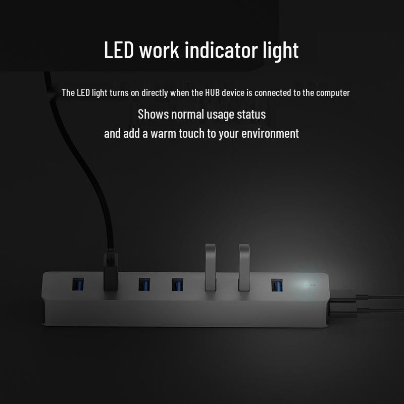 7-Port USB-C 3.1 Hub with Power – 7-in-1 USB 3.0 Expander