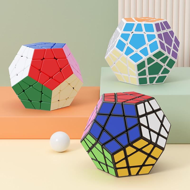 Sengso Megaminx 3X3 Dodecahedron Cube Speed Magic Cube Educational Toys Children Puzzle Toys Birthday Gift For Kid
