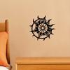 Sun Wall Decor - Metal Masterpiece for Interior Home, Modern Art Adorning Living Room and Office, Metal Wall Hanging Delight