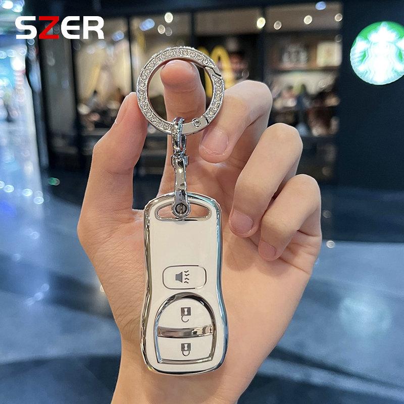 For Nissan Armada Tiida Frontier Sentra X-Trail T30 Altima Maxima For Infiniti Qx56 Ja60 Fx35 Fx 35 Soft Tpu Car Key Cover Case