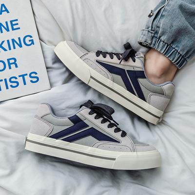 Herenschoenen trendy herfst nieuw canvas schoenen heren sport en vrije tijd board schoenen veelzijdig
