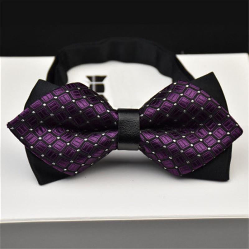 

Мужской Свадебный бант Полиэстер Наконечник Острые углы Галстук